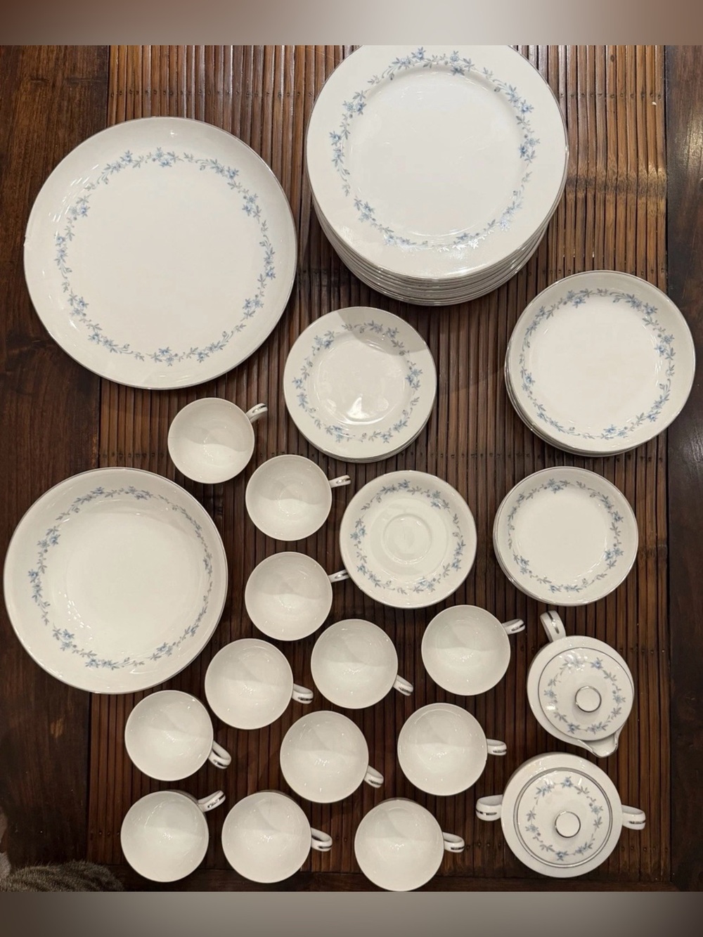 Vintage Rose “Olga” Pattern China - Set of 54